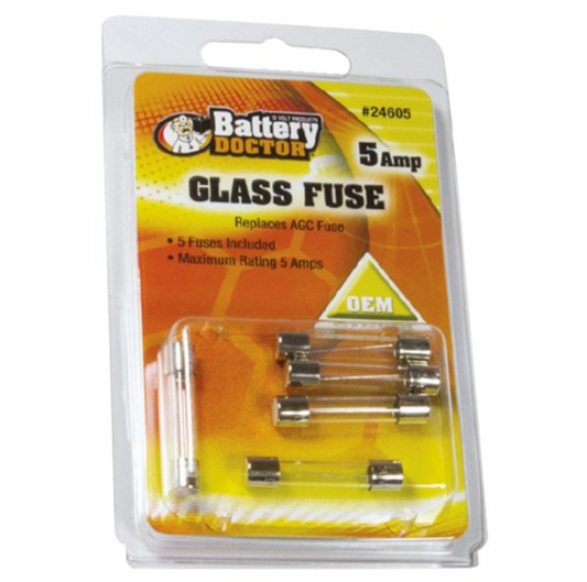 5 AMP Glass Fuse (24605)
