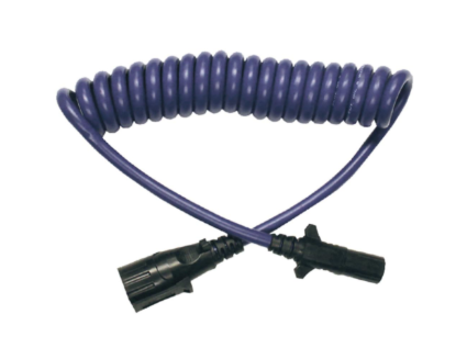 Blue Ox 7-Way Blade to 6-Way Pin Trailer Wiring Connector Adapter for Various RVs (BX88206)