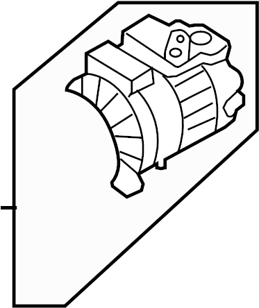 A/C Compressor for 2010-2017 VW Beetle (1k0820859t)