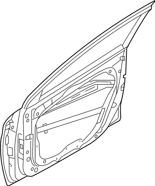 Atlas Door - Left Rear for 2018-2022 VW Atlas (3CN 833 055 J)