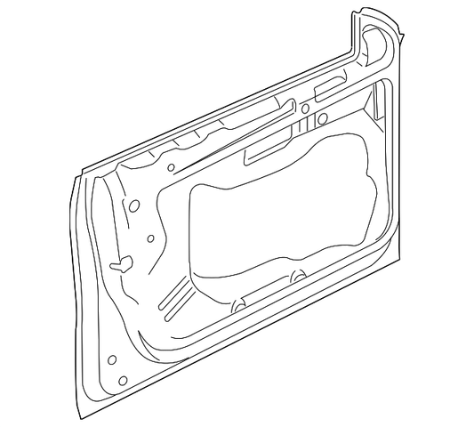 Door - Right for 2009-2017 VW CC (3C8 831 056 H)