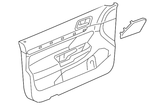 Door Panel for 2017-2018 VW Jetta Door Interior Trim Panel (5c7867011saha)