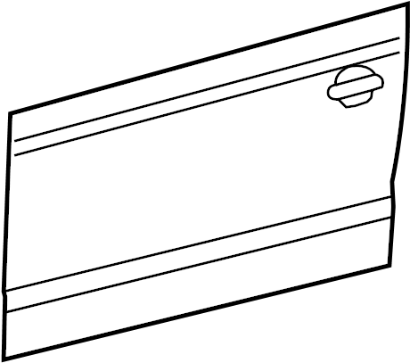 Exterior Door Panel for 1999-2005 VW Golf (1K4 831 105 G)
