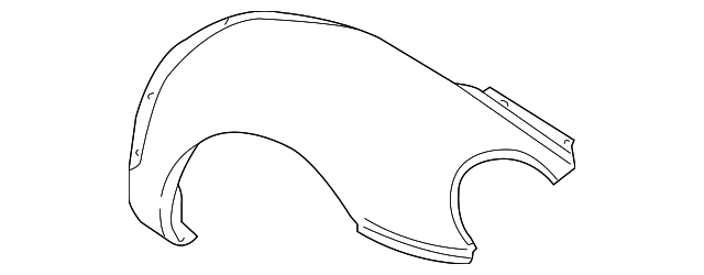 Fender for 1998-2010 Volkswagen Beetle (1Y0 821 301 GRU)