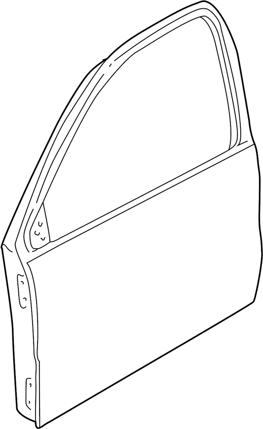 Front Right Door for 2000-2005 VW Golf (1J4 831 056 H)