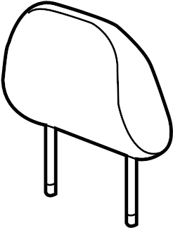 Headrest for 2015-2019 Volkswagen Golf (5GM 881 903 D TJI)