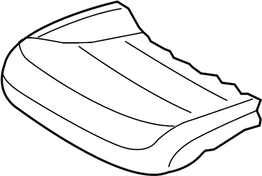 Leather Seat Cover for 2011-2014 VW Toureg (7P6881405FTY0D)