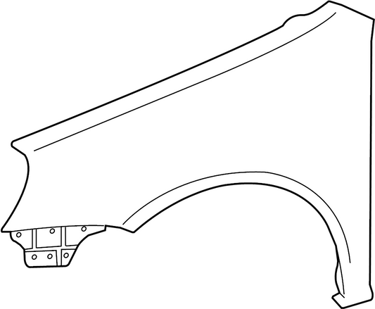 Left Fender for 2006-2009 VW GTI/Rabbit (1K6 821 021 A)