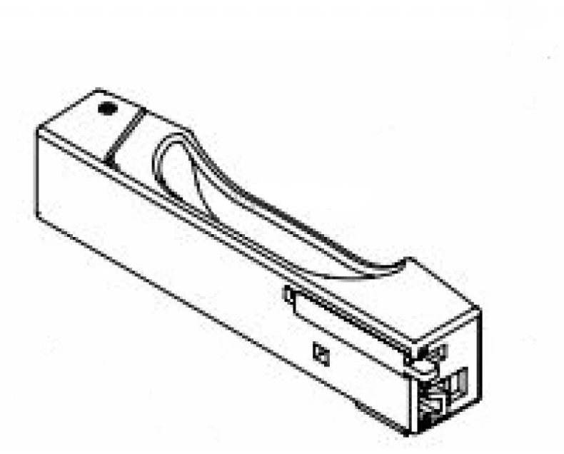 Nordcold Refrigerator Door Handle. Fits Norcold N1095, N61X, N62X, N64X, N81X, N82X, and N84X Series Refrigerator (95-5636)