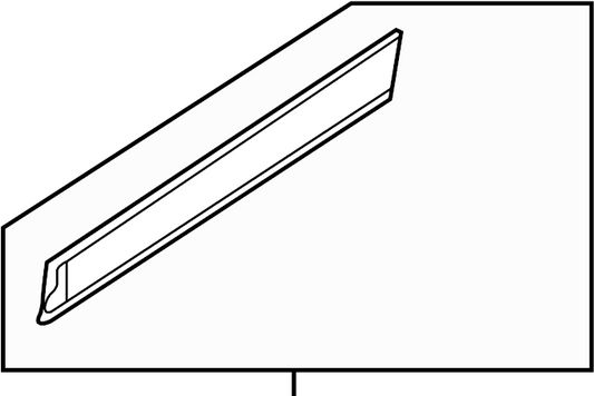 Right Rear Door Moulding for 2010-2015 Audi Q7 (4L0 853 970)