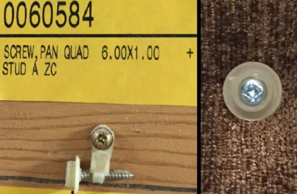 1" Screw Pan Quad (OO60584)