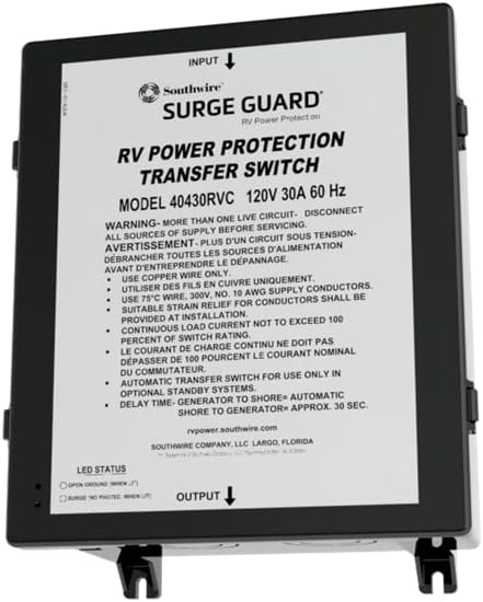 Southwire Transfer Switch for Various RVs (40430RVC1)